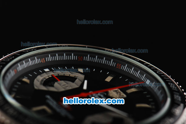 Tag Heuer Grand Carrera Calibre 17 Chronograph Quartz with Black Dial - Click Image to Close